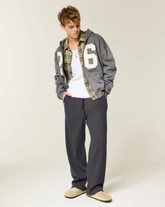 Wafel lounge broek