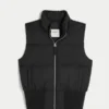 Y2K-vest met capuchon en rand van imitatiebont Y2K-vest met capuchon en rand van imitatiebont