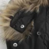 Y2K-vest met capuchon en rand van imitatiebont Y2K-vest met capuchon en rand van imitatiebont
