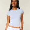 Zacht, stretch, naadloos baby-T-shirt Zacht, stretch, naadloos baby-T-shirt