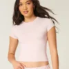 Zacht, stretch, naadloos baby-T-shirt Zacht, stretch, naadloos baby-T-shirt