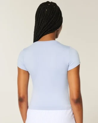 Zacht, stretch, naadloos baby-T-shirt