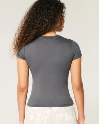 Zacht, stretch, naadloos baby-T-shirt