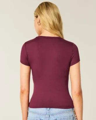 Zacht, stretch, naadloos baby-T-shirt