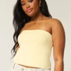 Zachte, stretch, naadloze tube top