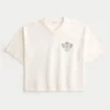 Zwaar baggy cropped Los Angeles grafisch voetbalshirt Zwaar baggy cropped Los Angeles grafisch voetbalshirt