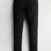 Zwarte, kleurvaste atletische skinny jeans Zwarte, kleurvaste atletische skinny jeans