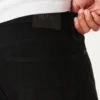 Zwarte, kleurvaste atletische skinny jeans Zwarte, kleurvaste atletische skinny jeans