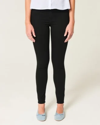 Zwarte legging met hoge taille Zwarte legging met hoge taille